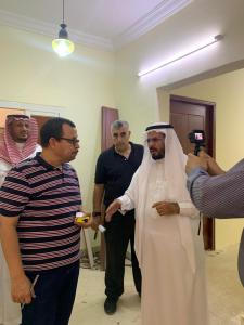 An Inspection Visit by the College Dean to the New Leased Building